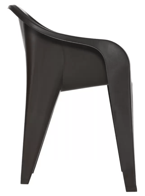 Supreme Futura Plastic Chairs for Home and Office (Set of 4, Wenge) - Image 2